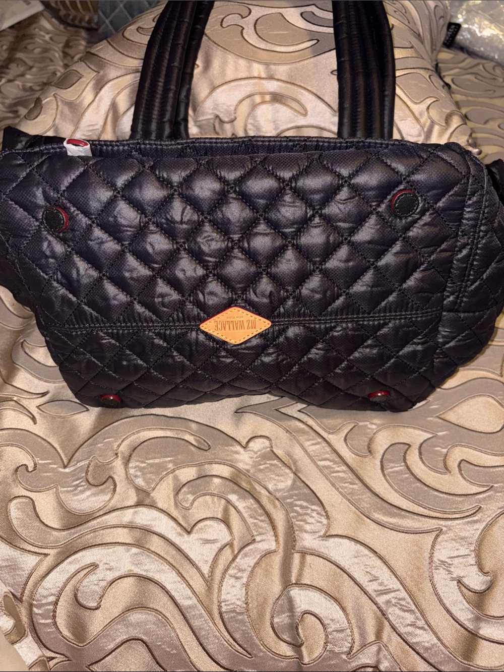 MZ Wallace Black Medium Metro Tote Deluxe NWT